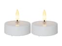 STAR TRADING LED-Kerze 3D-Flamme 2er Set Weiß Timer Bild 2