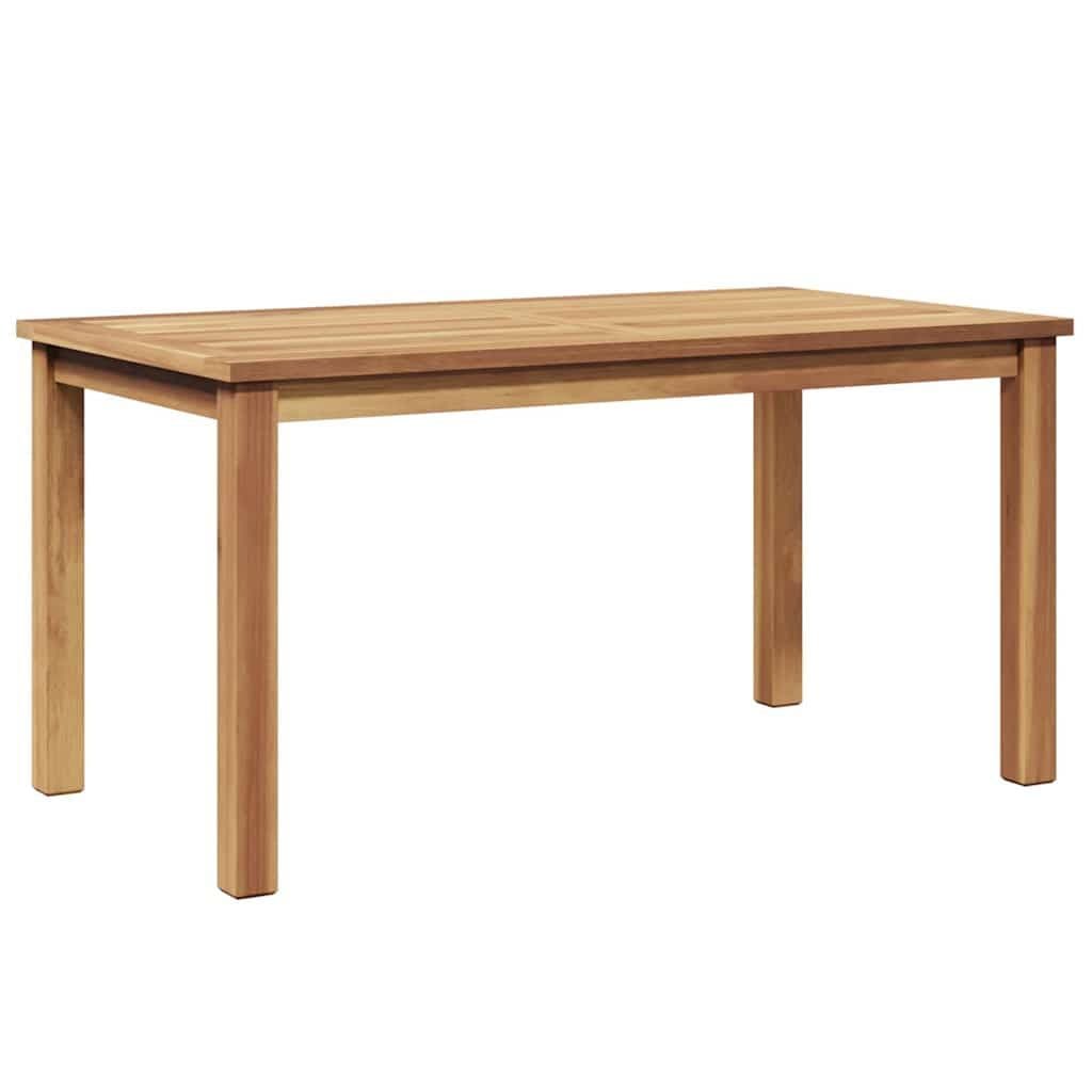 vidaXL Couchtisch Braun Massivholz Moderner Gartentisch - Bild 2