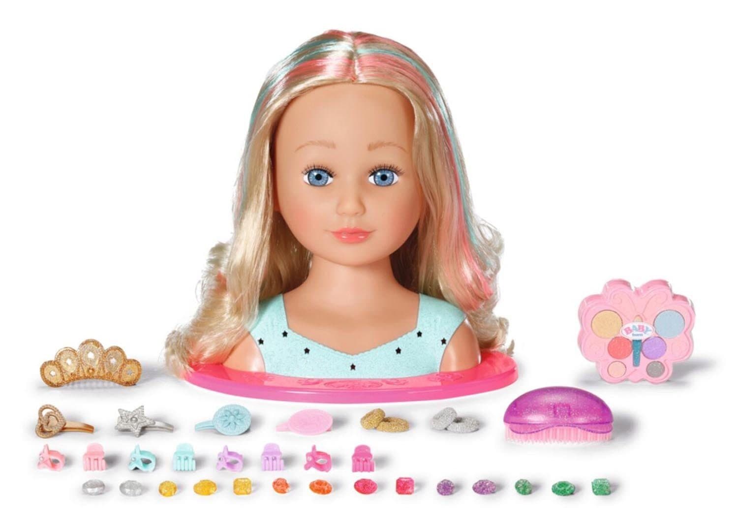 Zapf Creation BABY born Stylingkopf Prinzessin Frisier- & Schminkkopf