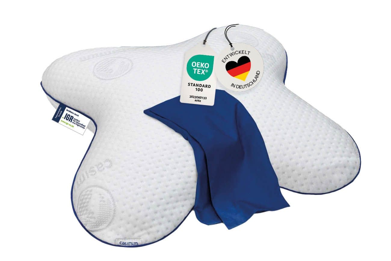 casimum Nackenstützkissen Schmetterling BUTTERFLY Blau Memory Foam - Bild 2