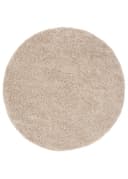 Tapiso Hochflor-Teppich ESSENCE Rund Beige 40mm Bild 2