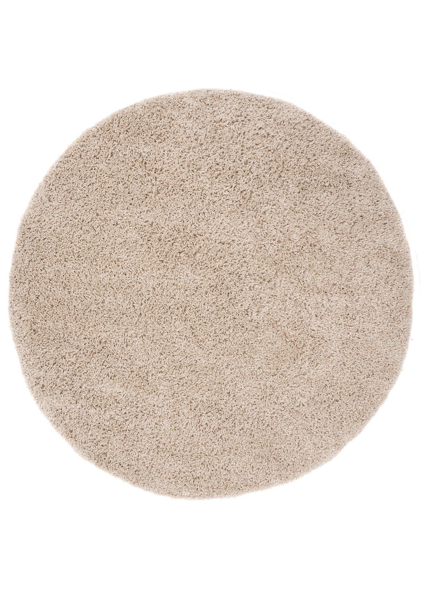 Tapiso Hochflor-Teppich ESSENCE Rund Beige 40mm - Bild 2