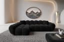 Sofa Dreams Polsterecke Maleron L Form kurz Samt Schwarz Bild 2