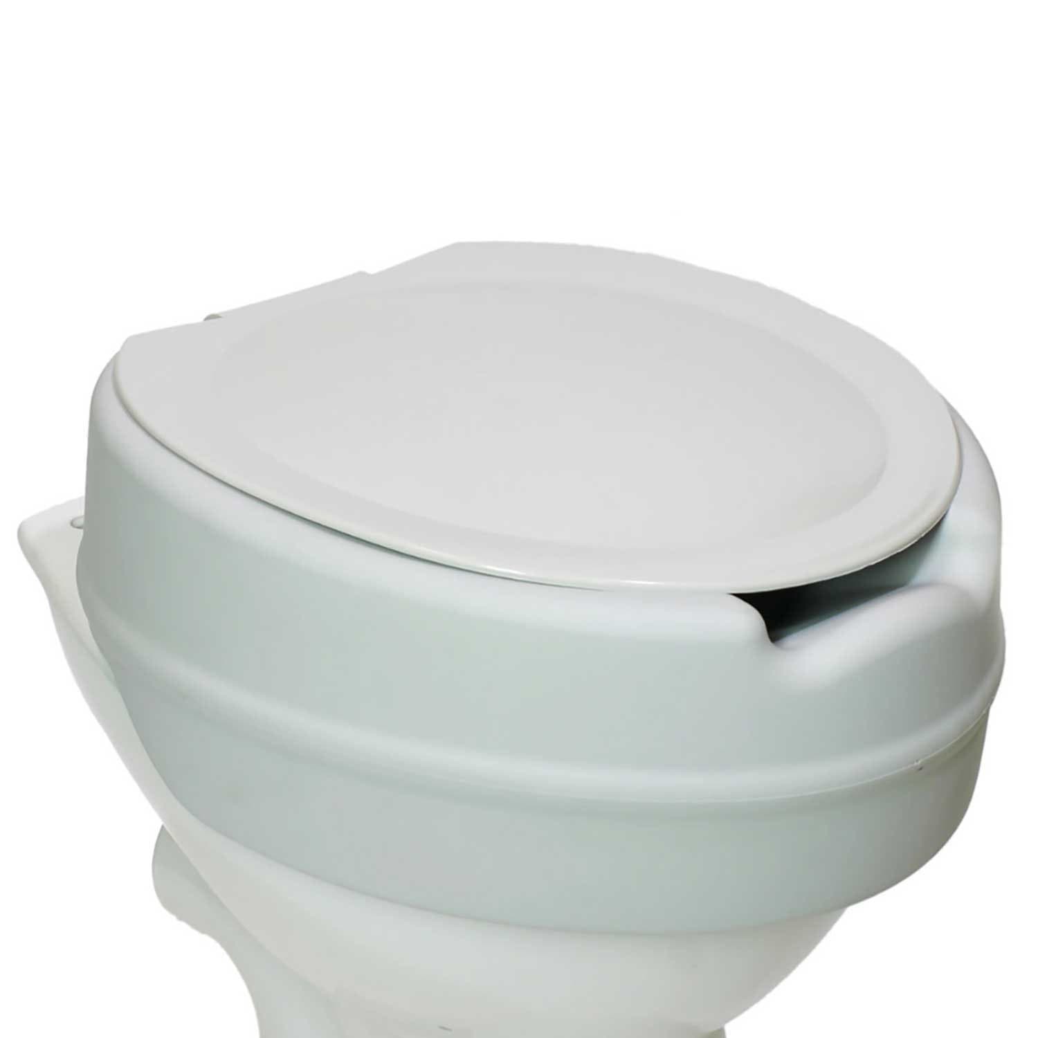 RUSSKA Toilettensitzerhöhung Soft mit Hygiene-Deckel 11 cm