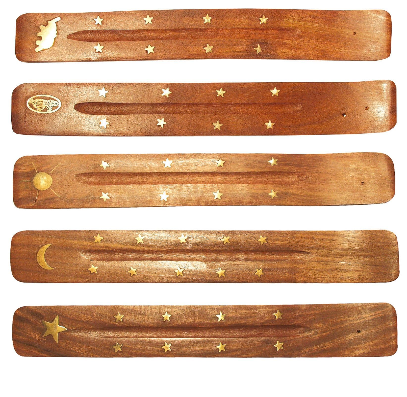 Saraswati Räucherstäbchenhalter India Holz Länglich