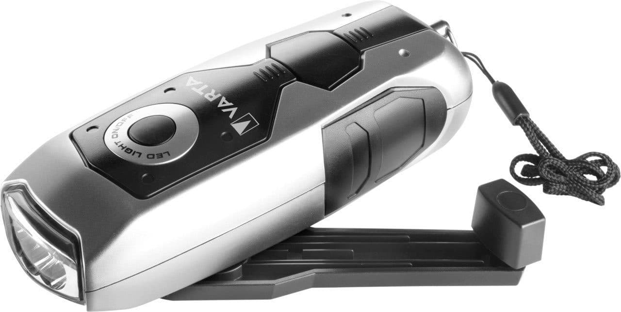 VARTA Taschenlampe DYNAMO LIGHT LED mit Kurbel - Schwarz/Grau - Bild 2