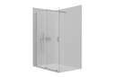 Bernstein Walk-in-Dusche NT101 Schiebetür ESG Glas Chrom Bild 2