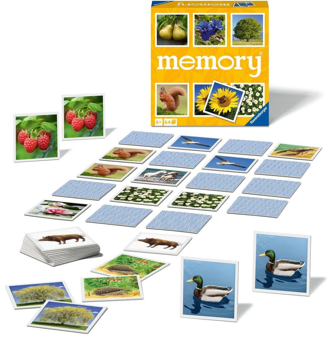 Ravensburger Spiel Natur memory® Merkspiel Bunt Made in Europe - Bild 2