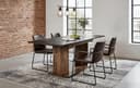 B&D home Esstisch MARA Ausziehbar 120-160cm Holzwerkstoff Metallgestell Bild 2