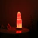 Heimtex Tischleuchte Selenit Kristall USB LED Farbwechsel Weiss Bild 2