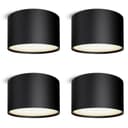SSC-LUXon PIATO LED Deckenspot Schwarz 6W Warmweiß Bild 2