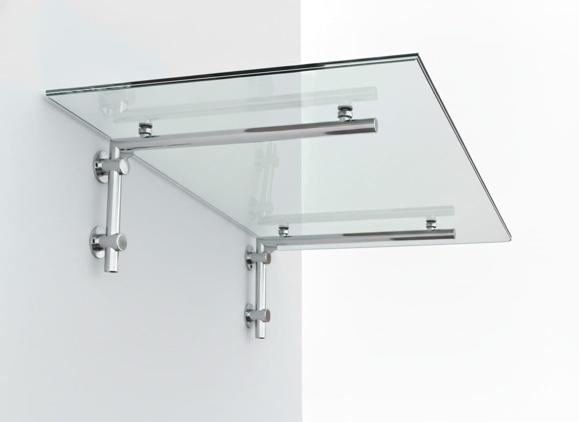 Glasvordach Glaszentrum Hagen VSG-Glas Edelstahlhalter Modern - Bild 2