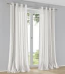 KUTTI Arrego Vorhang Weiß Polyester Gardine Gestreift Bild 2