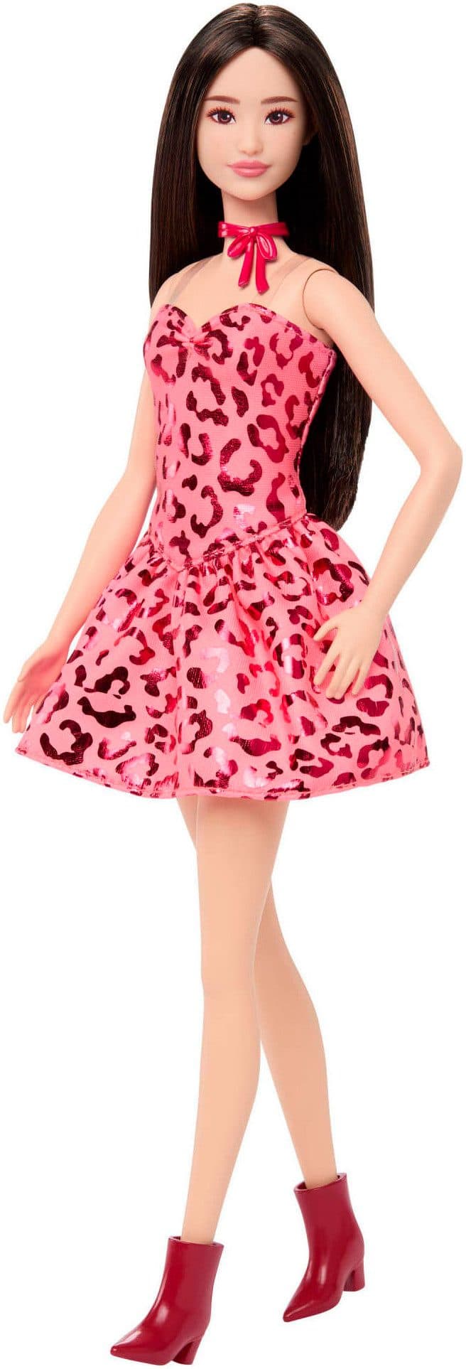 Barbie Fashionista Anziehpuppe mit pinkem Leo Outfit - Bild 2