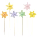 Viana 12er Set Blumenstecker mit Windmühle Bunt Gartendeko Bild 2