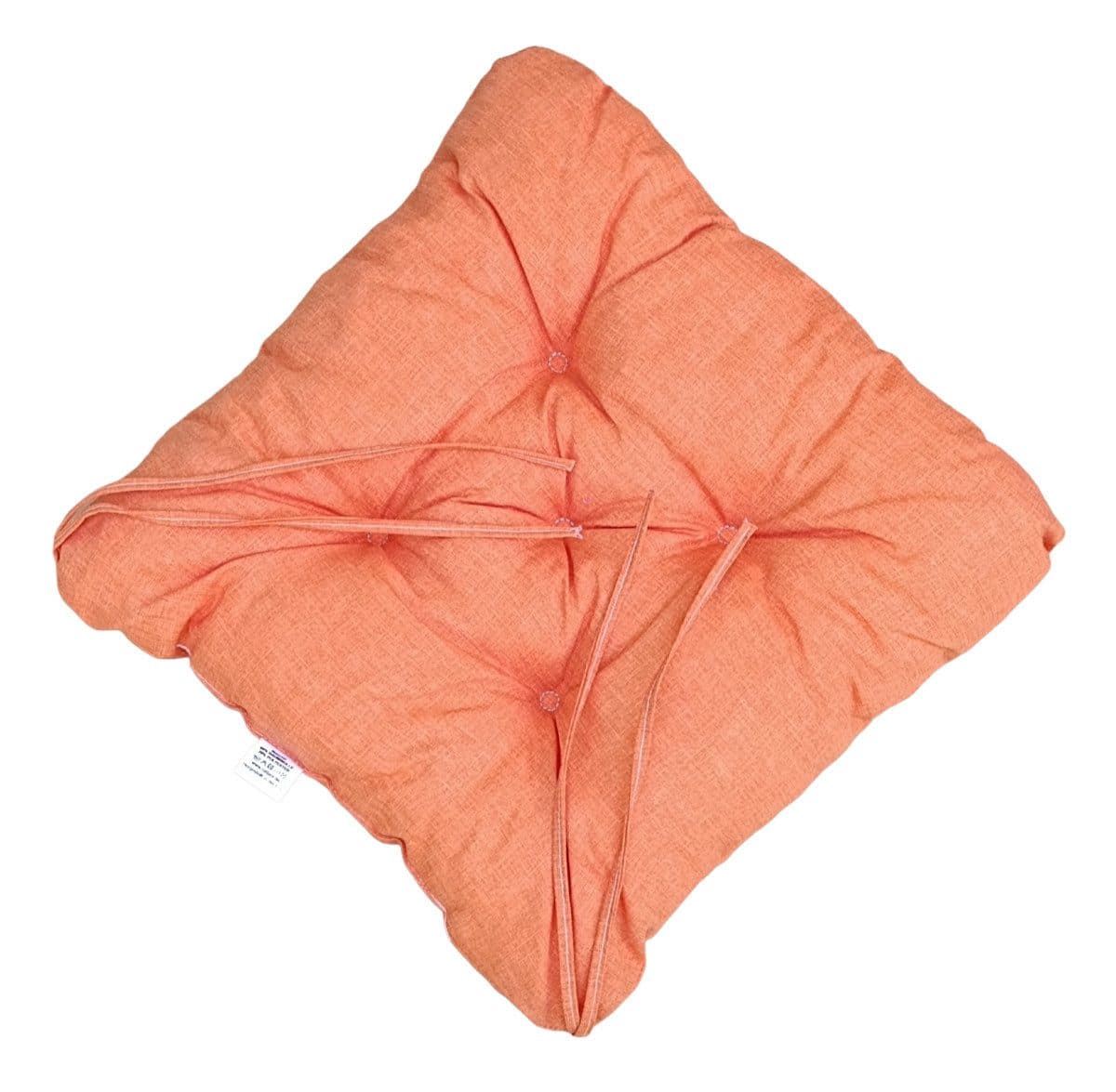 Rattani Sitzkissen Klara 40x40x8cm - 14 Farben - Uni Living Stoff