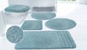 Möve Badematte Loft, Badvorleger, Badezimmer Teppich, Höhe 30 mm, rutschhemmend beschichtet, fußbodenheizungsgeeignet, schnell trocknend, strapazierfähig, Polyacryl, halbrund Bild 2