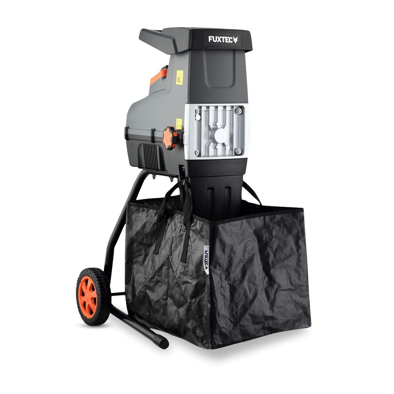 FUXTEC Gartenhäcksler FX-EGH2800T 44 cm max. Astdurchmesser 2800W Walzenschneidsystem 60L Fangbox - Bild 2