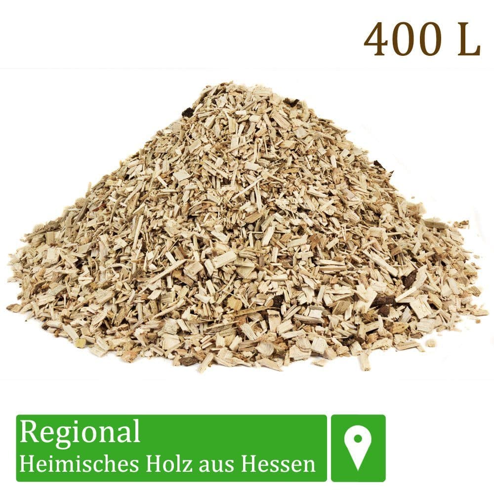 Flameup Hackschnitzel Kiefernholz 400 L für Ofen & Garten - Bild 2