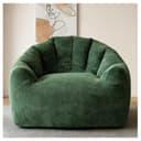 HAUSS SPOLE Loungesessel Rund Grün Flanell Bild 2