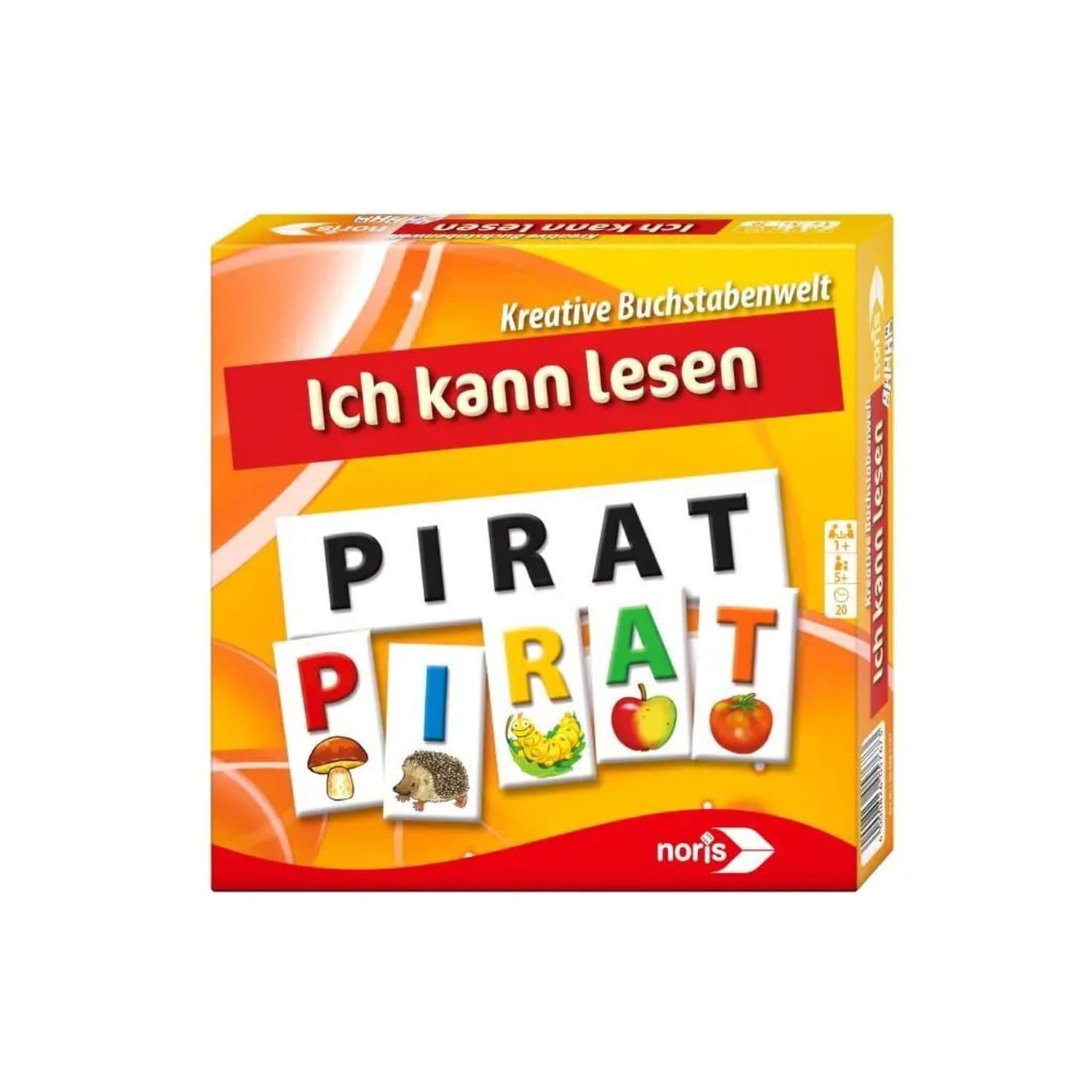 Noris Spiel Lernspiele Ich kann lesen - Buchstaben-Bild-Kärtchen