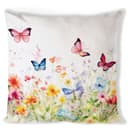 Ambiente® Dekokissen Butterflies in Field Bunt Baumwolle Bild 2
