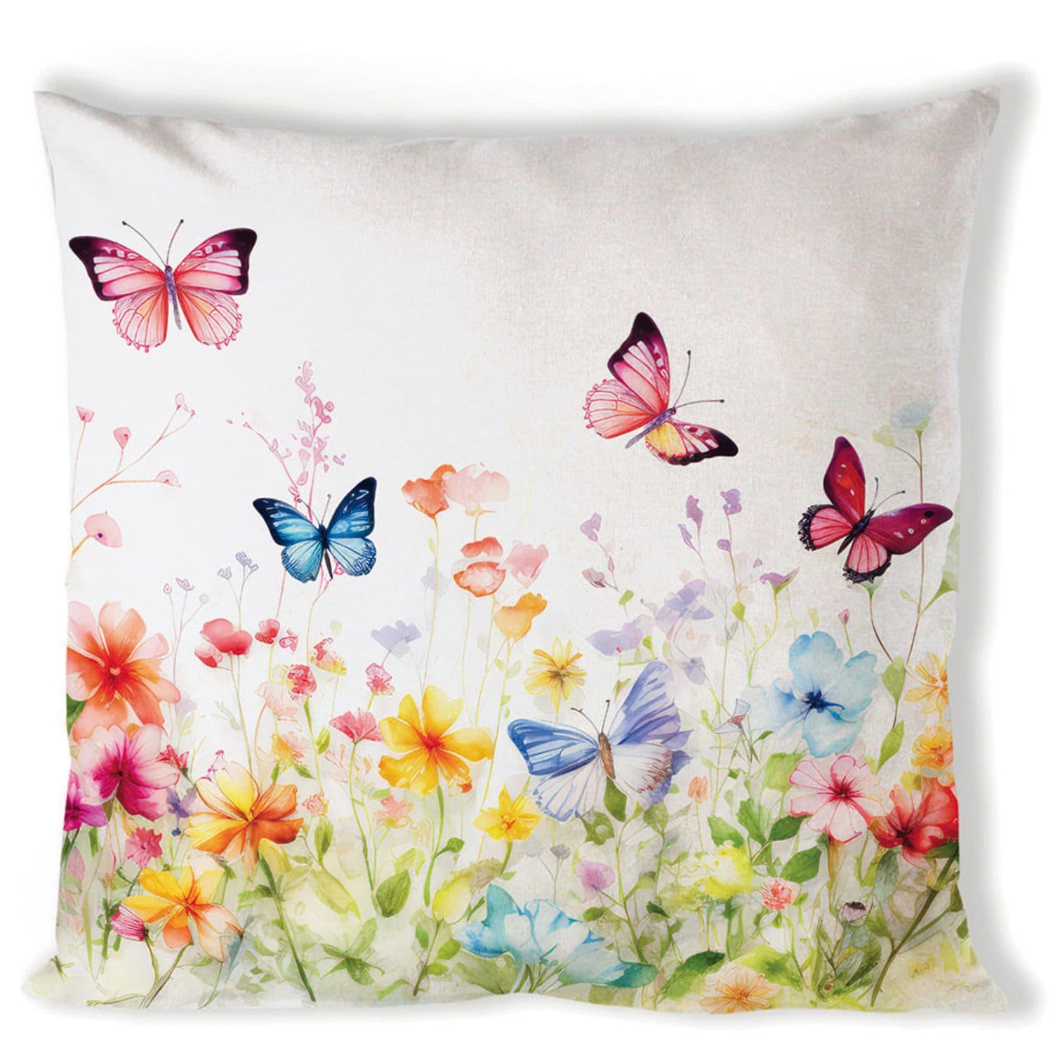 Ambiente® Dekokissen Butterflies in Field Bunt Baumwolle - Bild 2