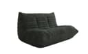 Luxusbetten24 Sofa Calmo 2-Sitzer Cord Grün Modern Bild 2