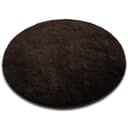 Karat Badematte Bari Hazy Rund Braun Mikrofaser Bild 2