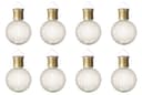 Lumineo LED Solar Gartenleuchte Kugel 8er Set Transparent Bild 2