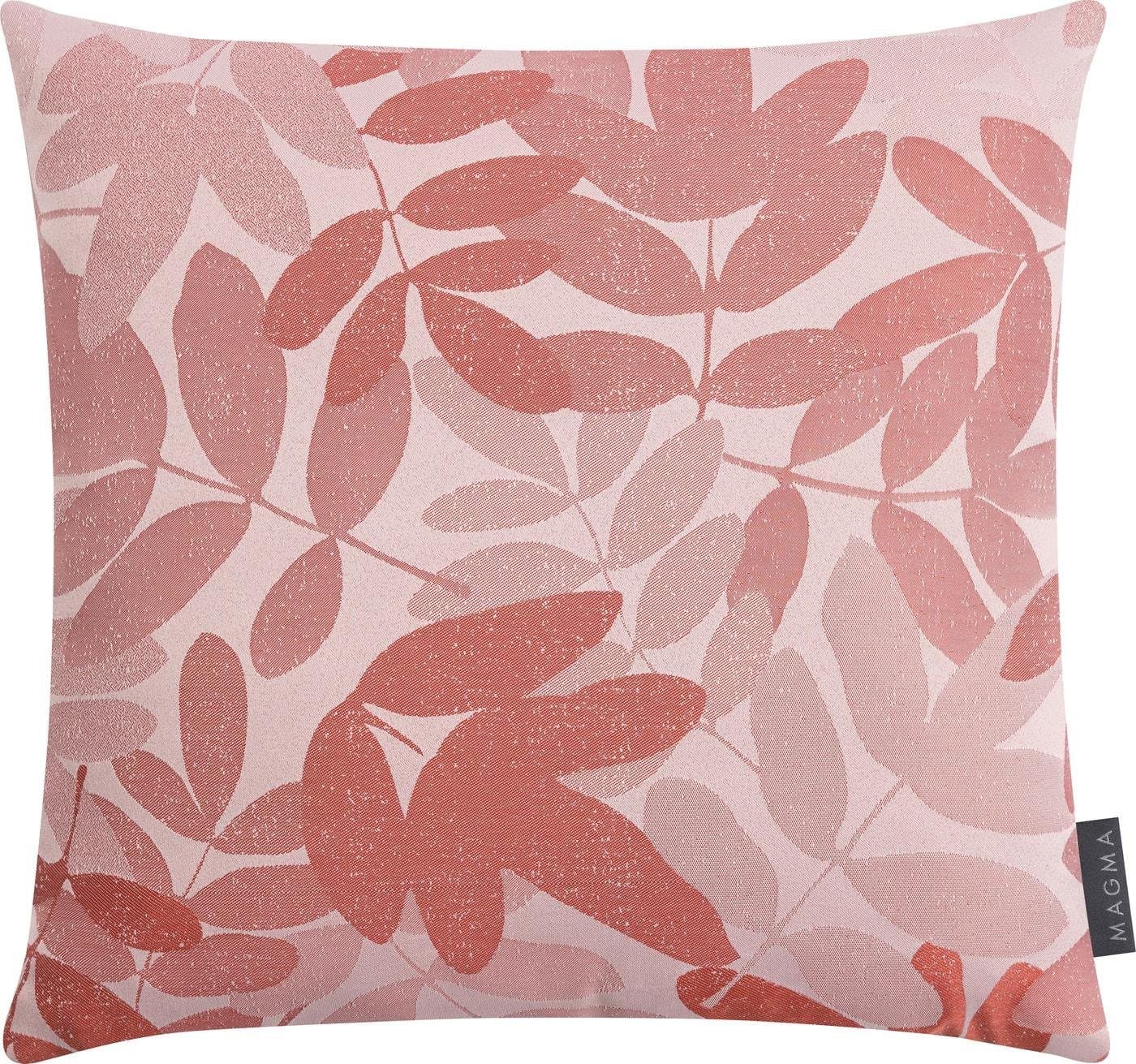 Magma Heimtex Kissenhülle Larissa Blättermotiv Jacquard Bunt - Bild 2