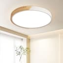 style home LED Deckenleuchte Holz Dimmbar mit Fernbedienung 36W Bild 2