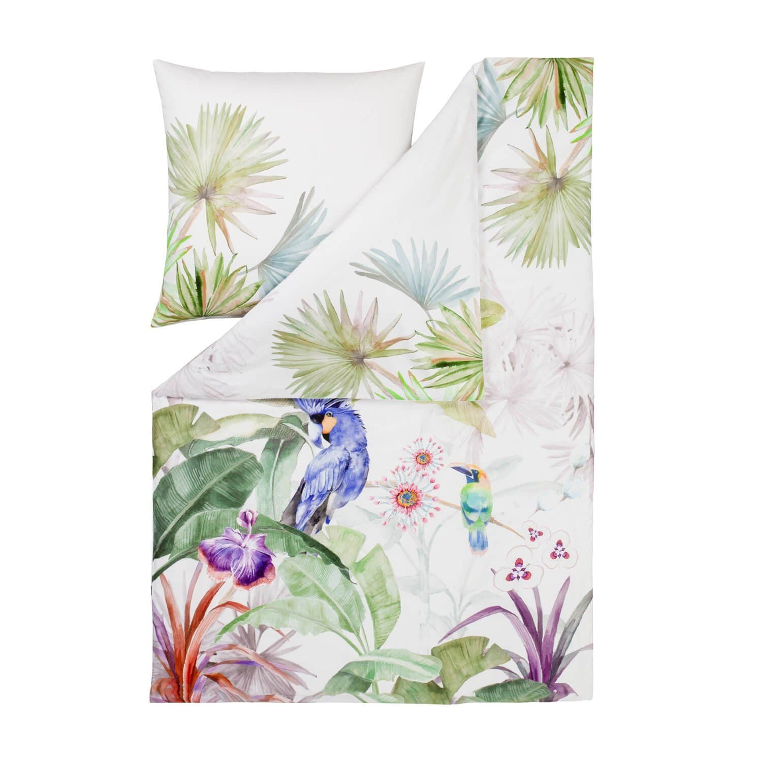 Estella Bettwäsche Jungle 4744 985 Multicolor Mako-Satin 2-teilig - Bild 2