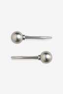 Next Raffhalter mit Kugeldesign 2er-Set Silber Metall Bild 2