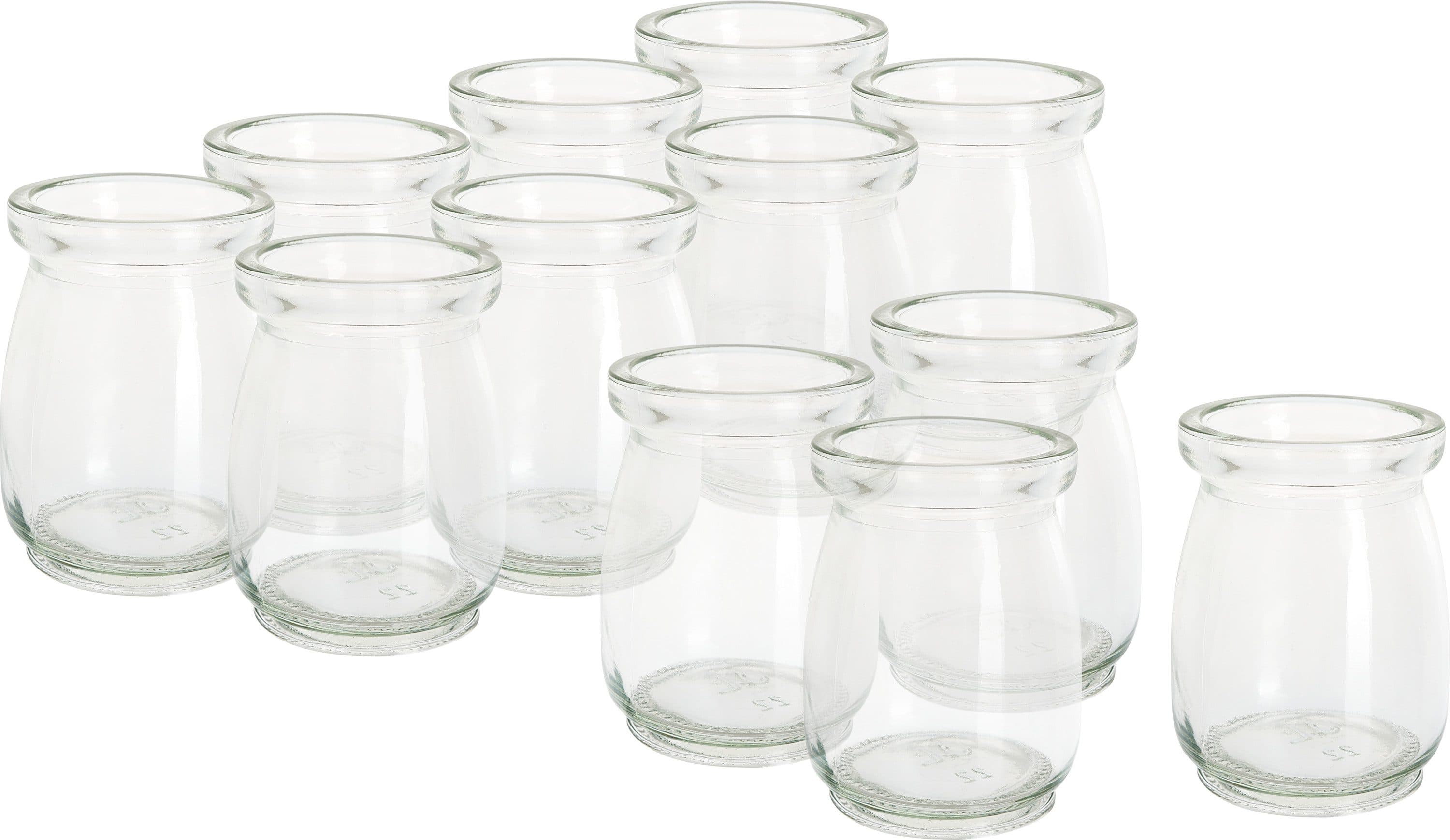 VBS XXL Dekovase Minivasen Set 12 Stück Glas Transparent