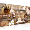 Runa Art Wandbild Küchenbilder Küche Deko Kaffee Braun Beige Bild 2