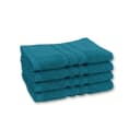 Vency Home Handtuch-Set 4-teilig 40x70 cm Petrolblau Premium Frottee Bild 2