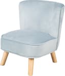 Roba Kindersessel Lil Sofa Hellblau Samt Retro Bild 2