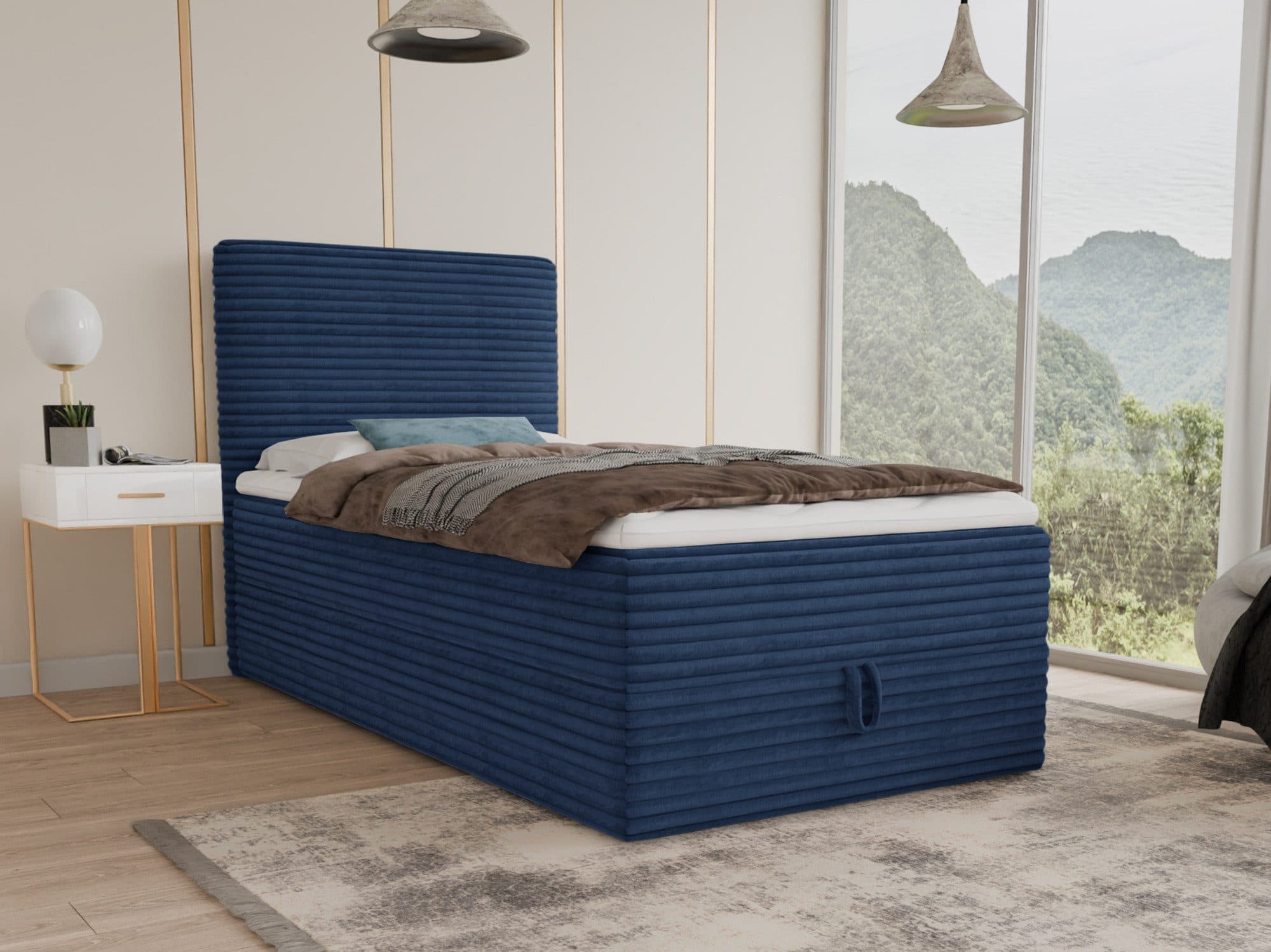 Sofnet Boxbett Mollo Mini mit großem Bettkasten und Bonell-Matratze - Bild 2