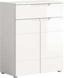 xonox.home Schuhkommode Weiß Hochglanz Softclose Modern Bild 2