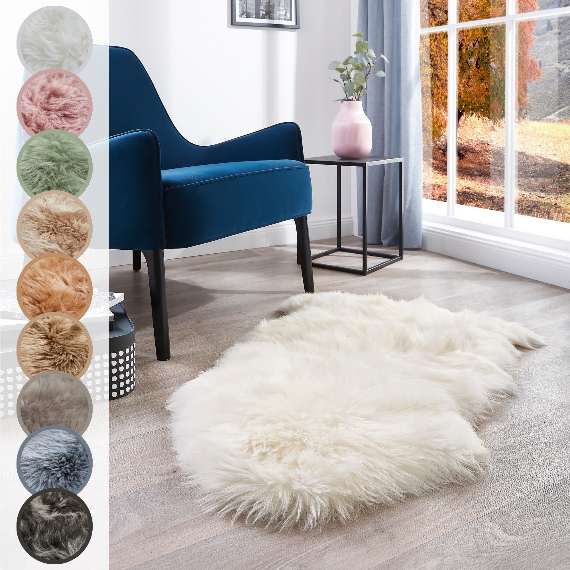 LUXOR living Fellteppich Schaffell Namika Weiß 50mm Höhe - Bild 2