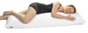 sleepling Seitenschläferkissen Bodypillow Mikrofaser Weiß Stillkissen Bild 2