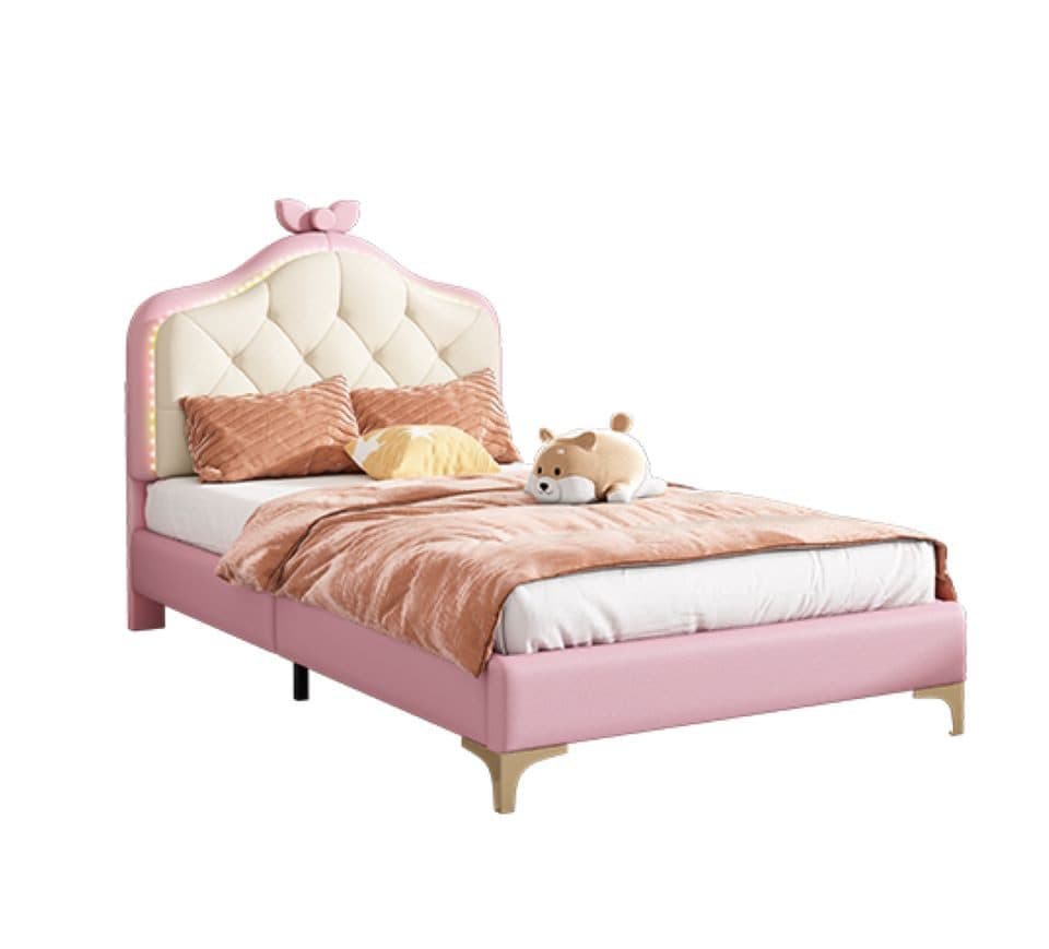 Flieks Polsterbett LED-Beleuchtung Kinderbett Einzelbett - Bild 2