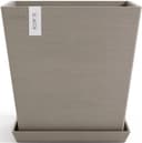 ECOPOTS Blumentopf Rotterdam 35 + Wassersystem Taupe Bild 2