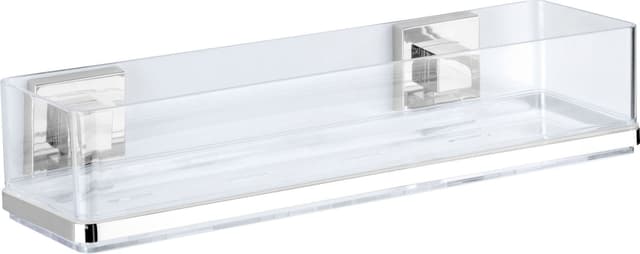 Wandregal Bad | Moderne Ablage aus Weiß | Vacuum-Loc System