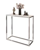 Lookway Konsolentisch Modern Levanto Silberfarbenes Gestell Bild 2