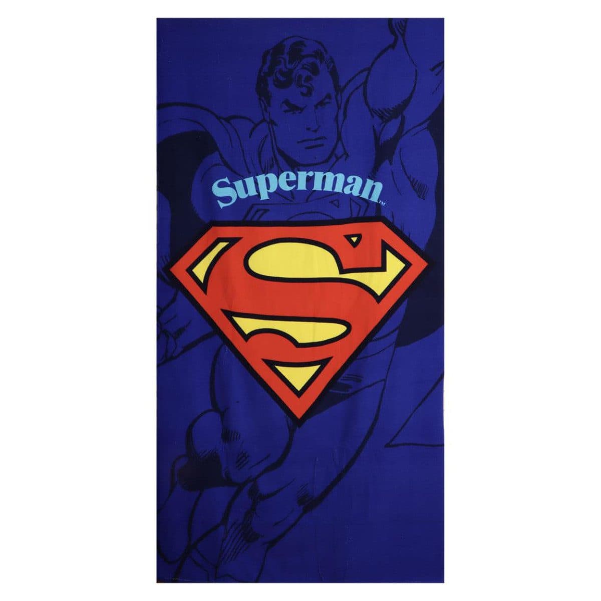 Superman Strandtuch Polyester 90x180 cm pflegeleicht - Bild 2