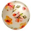 formano LED Deko Kugel Glas Blumenmotiv 15 cm mit Timer Bild 2