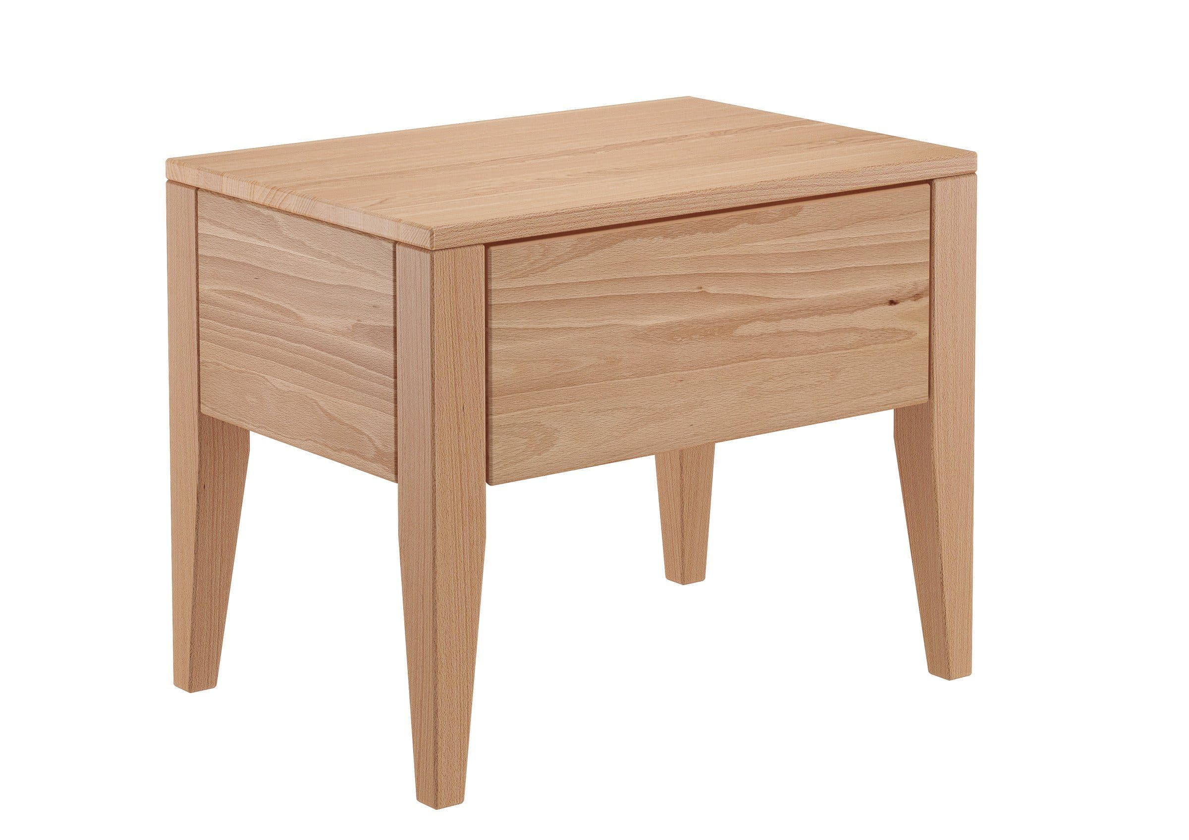ERST-HOLZ Nachtkommode Buche Massivholz Eine Schublade Modern - Bild 2
