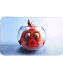 Sanilo Badematte Goldfisch Rutschhemmend Orange Polyester Bild 2